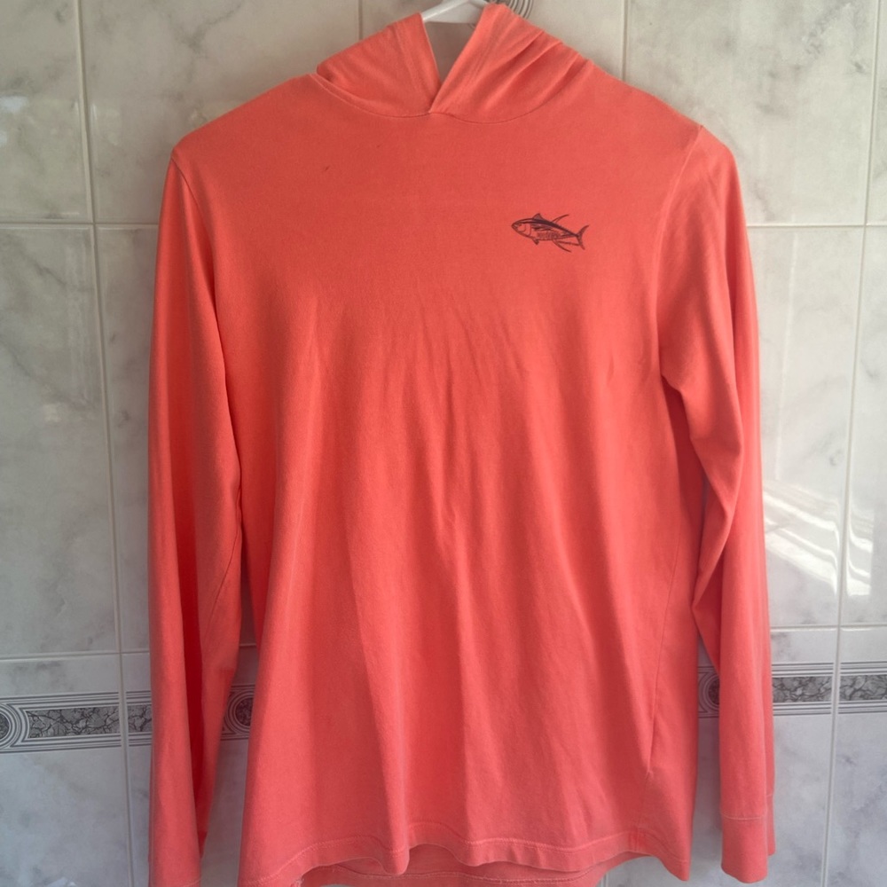 Boys Vineyard Vines Hooded long sleeve tee. Medium 12-14